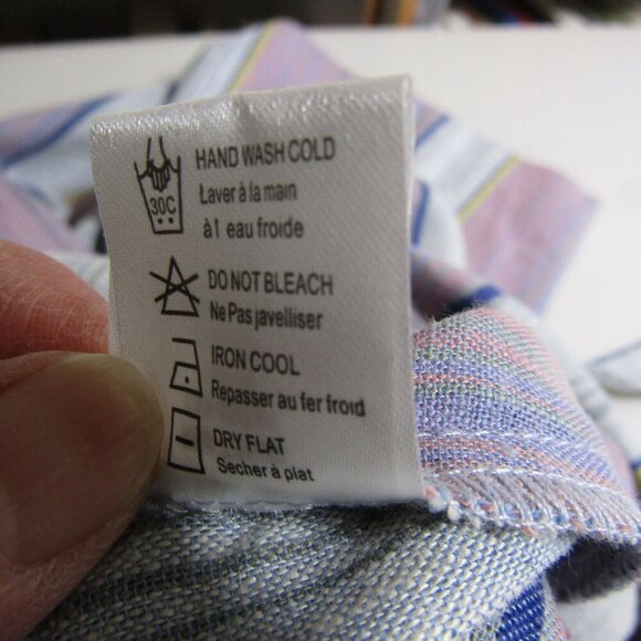 CHASER NWT Striped Linen Blend Jumpsuit Boho Beach Coastal Retro Festival M - Picture 10 of 11